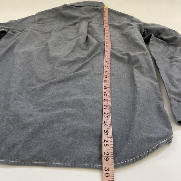 The North Face Denim Button Down Collared Shirt Men’s Large Workwear Preppy - Picture 6 of 9